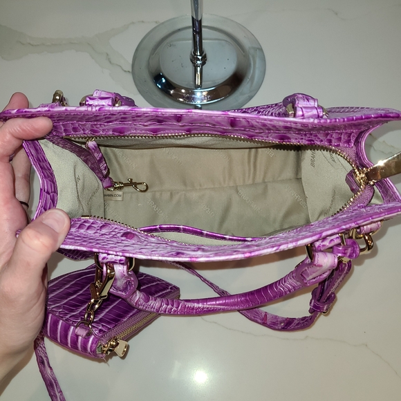 Brahmin Cami Lilac Essence Melbourne Set with Matching Britt Coin Purse NWOT - Picture 10 of 12